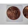 Image 2 : x3 - 1 AVDP Ounce Copper Rounds: Trump Wall, Indian Head/Buffalo, & 2nd Amendment - 3 oz Fine Copper