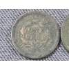 Image 5 : Two Braided Hair Large Cents - One Dated 1853 & One With Unreadable Date