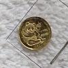 Image 3 : 8k Gold Miniature Replica of a 1986 Chinese Gold Panda Coin (3/8 Inch Diameter)