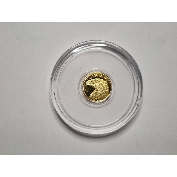 1/100TH Oz .9999 Fine Gold United States of America Bald Eagle Round