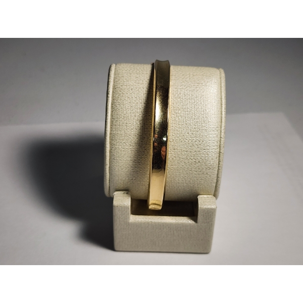 Classic 14K Yellow Gold Bangle Bracelet TW: 9.9g 