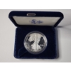 Image 1 : 2002-W U.S. Mint American Eagle PROOF One Troy Ounce .999 Fine Silver Coin ~ From West Point Mint 