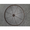 Image 4 : Antique Metal Wagon Wheel