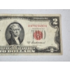 Image 3 : United States Series 1953-A Red Seal $2 Note 