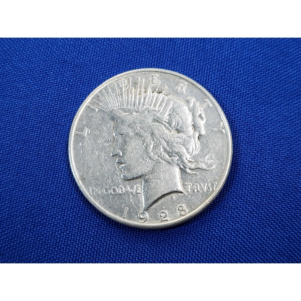 1928-S 90% Silver Peace Dollar