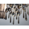 Image 11 : Huge Lot of Assorted Silverplated Flatware and Serving Utensils TW: 7.0lbs
