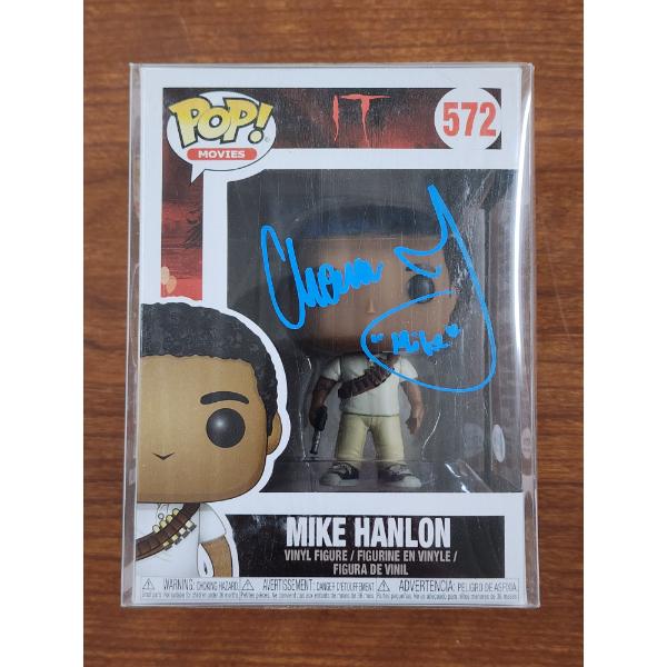 BECKETT CERTIFIED AUTOGRAPHED Mike Hanlon IT Funko Pop #572 ~ SIGNED BY THE ACTOR CHOSEN JACOBS
