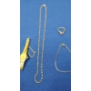 Image 5 : Assorted GOLD COLORED Costume Necklaces, Sarah Coventry Quartz Watch, Bracelet & Ring