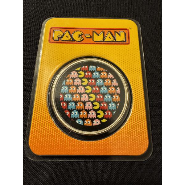 PAC-MAN .999 One Troy Ounce .999 Fine Silver - Mint Condition - Sealed & Carded