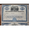 Image 2 : Lot of Six 1960's Grand Union Company 100 Shares Stock Certificates 