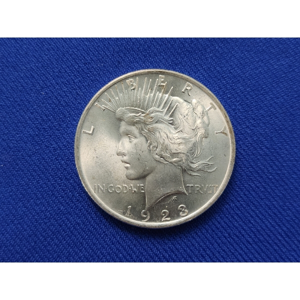 1923 90% Silver Peace Dollar in Excellent Condition
