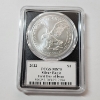 Image 3 : PCGS Graded MS70 2022 American Silver Eagle - FDOI Signed by Damstra - 1 oz .999 Fine Silver