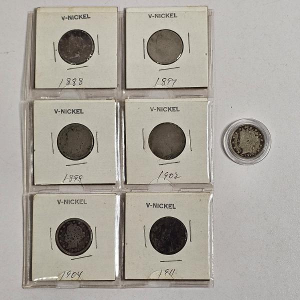 1888-1911 United States Liberty Head V Nickel Collection