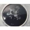 Image 2 : Collectible Vintage Silverplated Plate with Quail Design Details TW: 1.2lbs