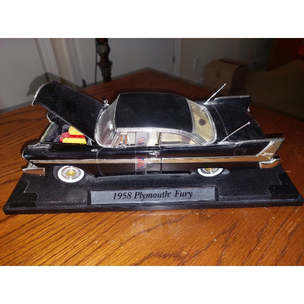 Die Cast 1958 Plymouth Fury by Motor Max Collectibles