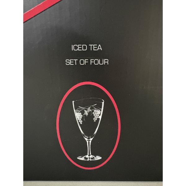 New - Unopened - Orchard Iced Tea Glasses - Set of four