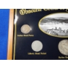 Image 3 : Obsolete Coins of America's Past Coin Collection: 4 Coins in Display Box