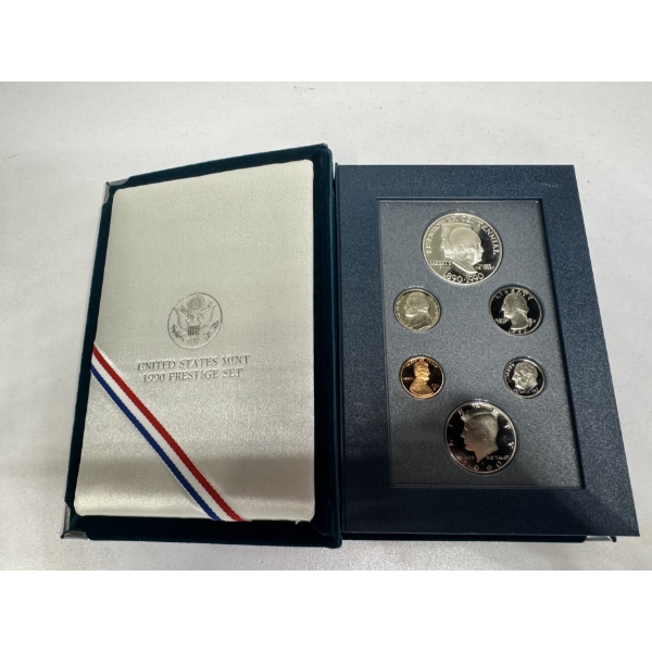 1990 United States Eisenhower Centennial Coin Mint Prestige Set - Beautiful Condition 