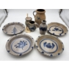 Image 1 : Assortment of Vintage Rowe Pottery Works Inc. Pieces Including: Plates, Vase, Honey Pot, & More!