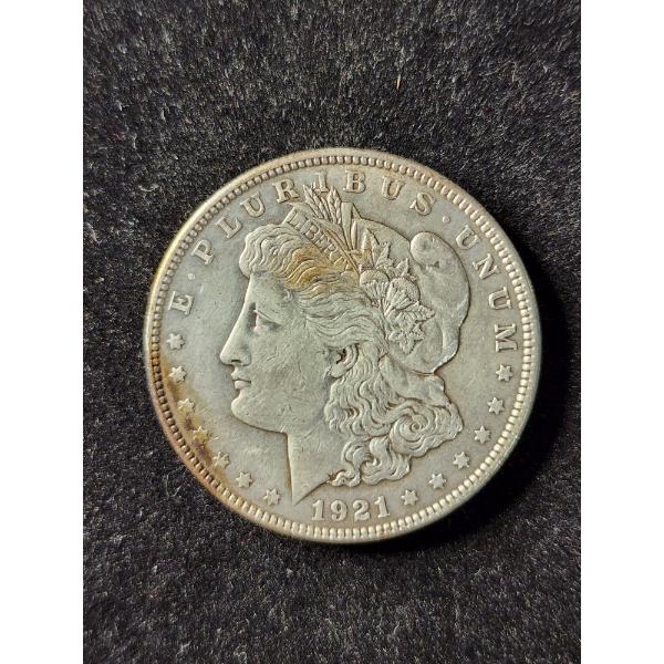 1921 Morgan Silver Dollar - 90% Silver 