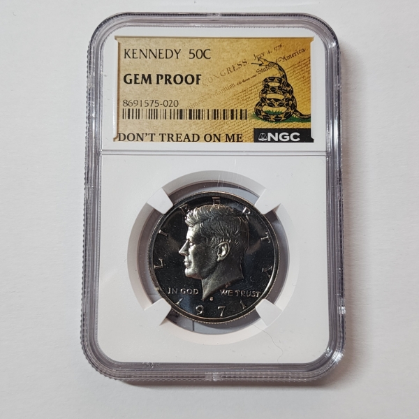 NGC GEM PROOF United States 1971-S Kennedy Half Dollar