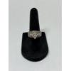 Image 1 : 14k white Gold Marquise-cut Diamond engagement ring and wedding band set - 10.0 Grams - Size 6