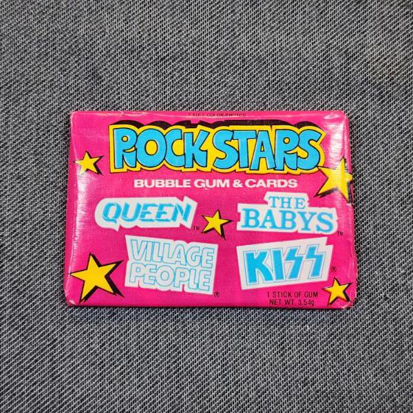 SEALED UNOPENED 1979 ROCK STARS Donruss Trading Card Pack ~ 7 Cards Per Pack Ft. KISS, Queen & MORE!