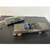 Image 1 : Cadillac Car Model Gray - Old School Matchbox Car Model in Bottle - Model of Yesteryear 