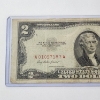 Image 2 : United States Series 1953 $2 Red Seal Note in Holder