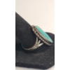 Image 3 : Vintage Southwestern-style Sterling Silver Ring With Turquoise - Size 9 - Weight: 6.5g