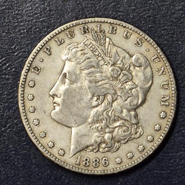 1886 S Morgan Silver Dollar - See Pictures