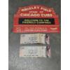 Image 1 : Vintage Wrigley Field Mouse Pad And Cleveland Indians Ticket Stubs