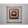 Image 1 : BEAUTIFUL 100 Gram Geiger Premium Copper Bar in Acrylic Case With Official Card 