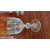 Image 2 : Quantity 6 - Clear 8" Cordial Glasses  Plus 2 Tall Bride & Groom Toasting  Glasses As Shown