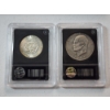 Image 3 : Apollo Moon Landing Commemorative 2-Coin Set Including BU 40% Silver Kennedy Half Dollar