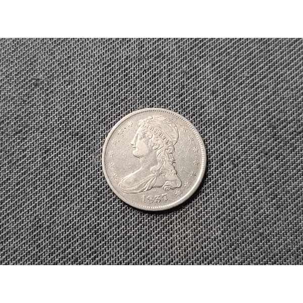 INCREDIBLE CONDITION 1837 Capped Bust Reeded Edge Half Dollar