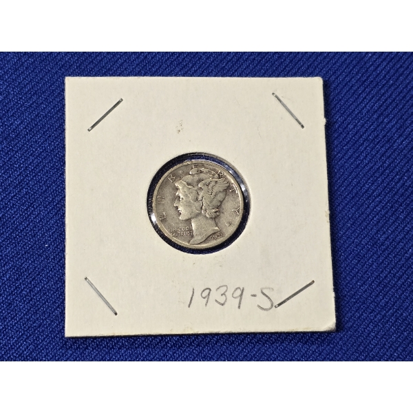 1939-S *Better Date* Winged Liberty Head Mercury Dime