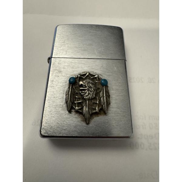 Vintage Zippo Indian Tribal Lighter