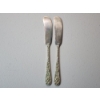 Image 1 : x2 Steiff "Rose" Sterling Silver Butter Knives TW: 62.6g