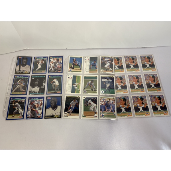 Baseball Cards in sleeves - Set of 3