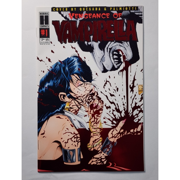 Vengeance of Vampirella Comic Book #1 ~ By Harris Comics ~ INCREDIBLE CONDITION & COVER ART!