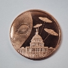 Image 1 : Aliens Over the Capitol Building 1 ADVP oz .999 Fine Copper Round