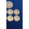Image 5 : Assorted 90% Silver US Coins Including Franklin Half Dollar, Quarters & More -Face Value: $1.85