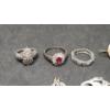 Image 6 : Sterling Silver Rings, Brooch, Bracelet & More - Total Weight: 55g