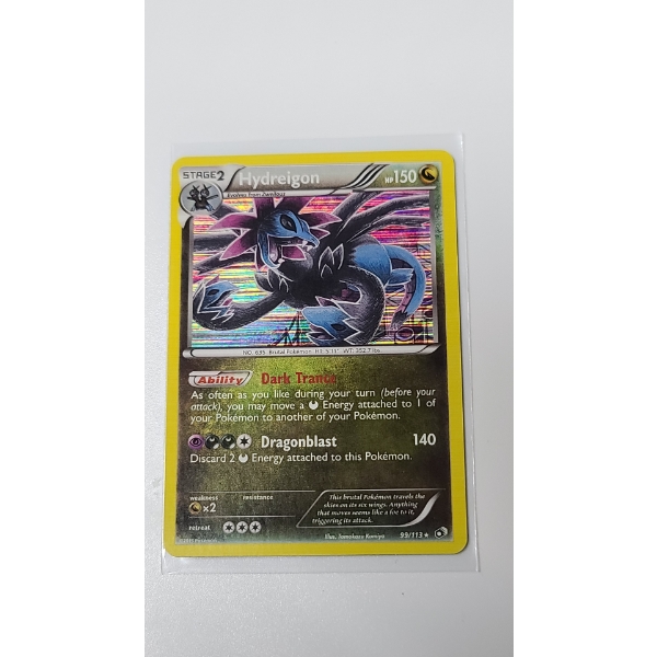 Pokémon TCG Hydreigon 99/113 Legendary Treasures HOLO Card