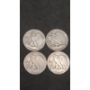 Image 4 : 1941, 1942-S, 1943, 1944 90% Silver Walking Liberty Half Dollars - Face Value: $2.00