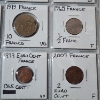 Image 4 : Two Binder Pages Filled with Assorted World Coins: Switzerland, France, Sweden, Italy, & More!