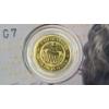 Image 5 : 2026 Liberia $12 1/1000 Troy Oz .9999 Gold Coin In Benjamin Franklin American Flag COA Card