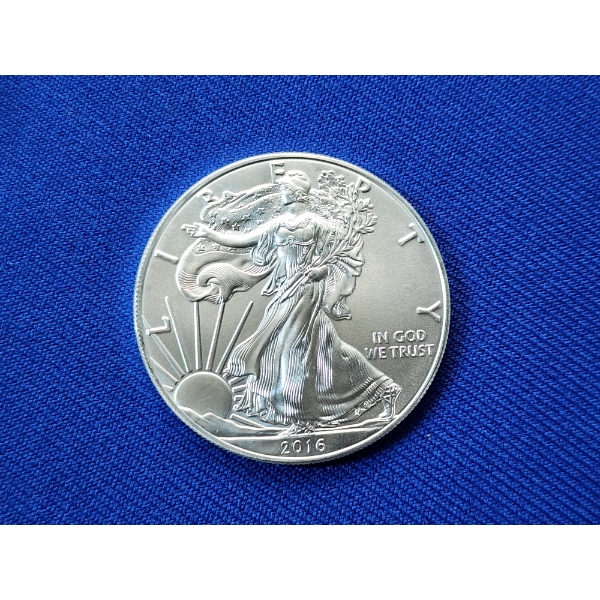 2016 $1 American Silver Eagle 1 oz. Fine Silver 