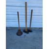 Image 1 : Antique Laundry Plunger and Two Sledgehammers